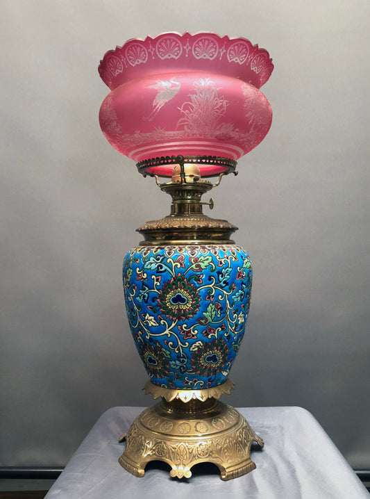 Aesthetic Longwy Oil Lamp