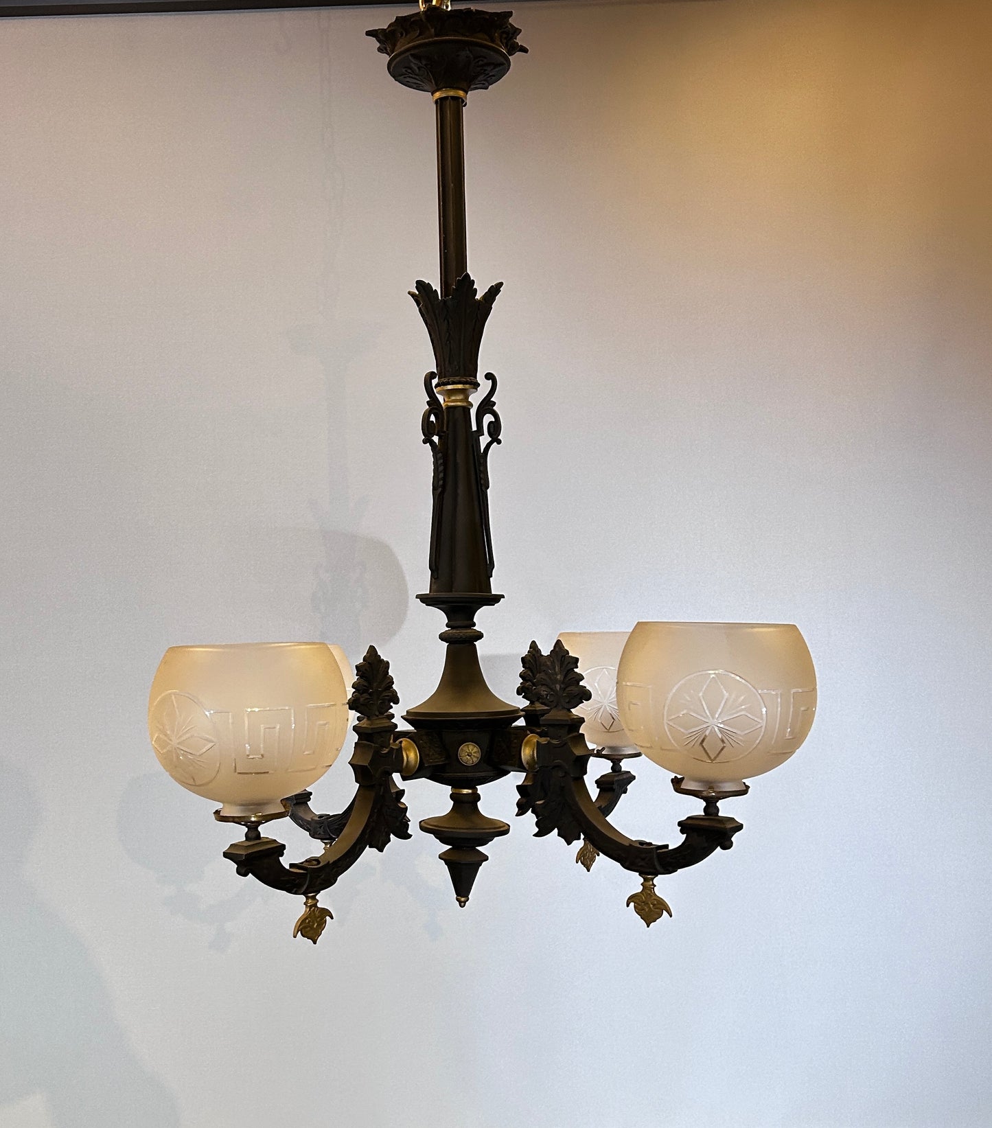 Pair of 4-Arm Mitchell Vance Gas Fixtures