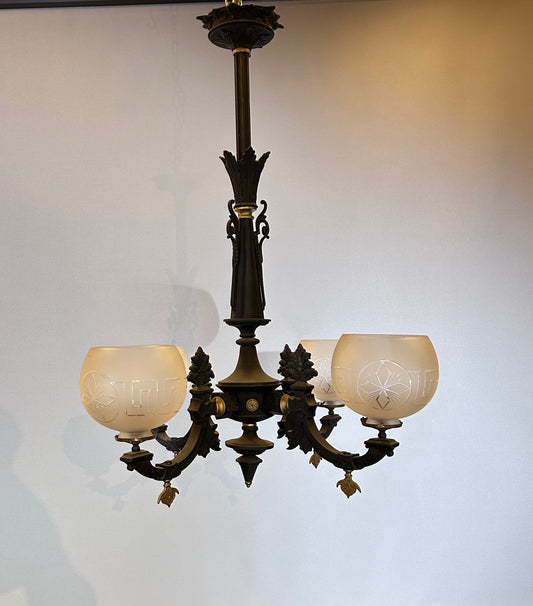 Pair of 4-Arm Mitchell Vance Gas Fixtures